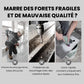 Kit de Forets Excentriques Dentelés à 4 Cannelures Haute Résistance