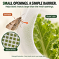 🥬 50 % DE RÉDUCTION MAINTENANT ! Filet de protection pour potager en maille fine et résistante – Protection et culture 2 en 1, barrière anti-insectes sans pesticides, laisse passer l'air et la lumière