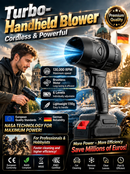 🔥PROMOTION EXCEPTIONNELLE🔥Souffleur turbo portable