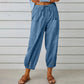 💞Pantalon large à jambes droites pour femme – Coton et lin respirants, coupe flatteuse et poches pratiques 👖