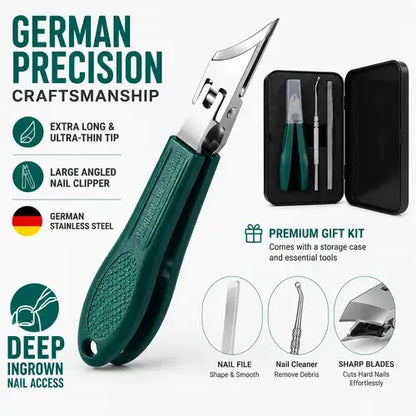 📢📢 50 % DE RÉDUCTION !! ⏰ Coupe-ongles coudé anti-éclaboussures avec large ouverture
