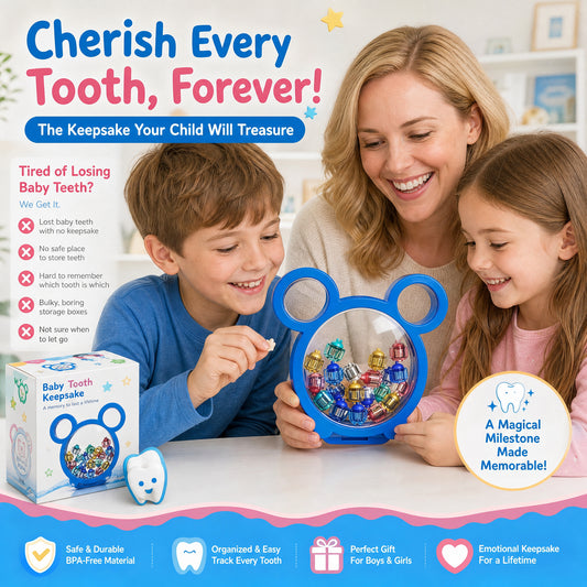 ⏳Spécial à durée limitée⏰Boîte de rangement pour les dents de lait 🦷🎁