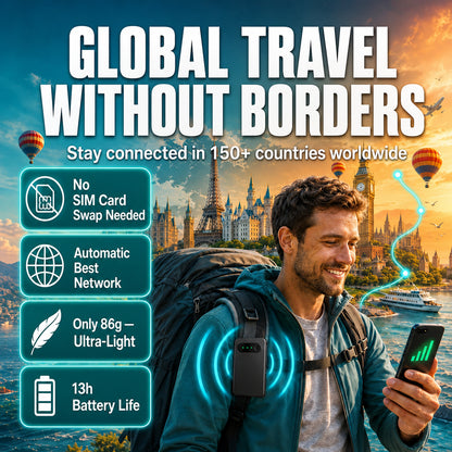 📶 Restez connecté partout – WiFi de poche pour les voyages, le travail et la vie quotidienne.