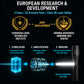 🔦 50 % DE RÉDUCTION MAINTENANT ! Lampe torche ultra-puissante en aluminium résistant – Éclairage et autonomie 2 en 1, faisceau intense pour camping, urgence et extérieur