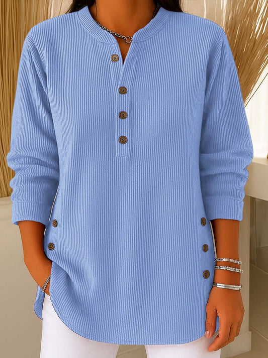 💃Dernier jour, 50 % de réduction⏰Pull à manches longues, tricoté lâche, en tissu uni, à col rond, pour femmes (achetez-en 2, livraison gratuite)