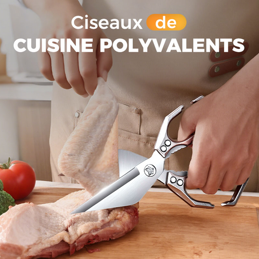🏆💥Soldes exceptionnelles (💥50 % de réduction) 🔥Ciseaux de cuisine multifonctionnels et résistants