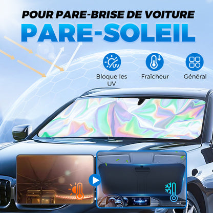 ☀️**Pare-soleil laser pour pare-brise de voiture** ☀️   🚗✨**Filtre UV Avancé • Compact & Rapide à Installer**✨🚗