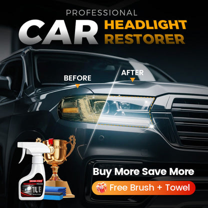 Restaureur de Phares Professionnel 180 ml avec Éponge 🧽🚗