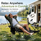 🪑 50% DE RABATT ! 🌿 Trgbarer verstellbarer Klappstuhl für Außenbereich – Léger, stable et pratique – Idéal pour le jardin, le camping, la plage ou la terrasse – un transport et une construction simples 🏕️✨