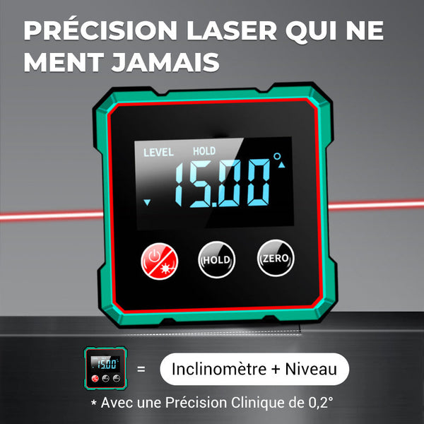Détecteur D'angle Numérique Magnétique Avec Laser – Outil De Mesure Précis – Scomeri/Aneedbaby – Neuf
