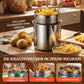 🔥 Friteuse multifonction de 304 acier inoxydable