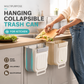 🗑️ Gagnez de la place sur votre plan de travail pendant la préparation des repas – Poubelle suspendue pliable pour déchets alimentaires. Nettoyage facile. Moitié prix. Livraison gratuite au Royaume-Uni.