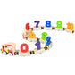 🧩 50% DE RÉDUCTION SOLDES! ✨ Puzzle Magnétique Chiffres & Lettres avec Voiture en Bois - Jeu Éducatif pour Apprendre l'Alphabet et les Nombres 🚗🔤