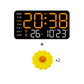 📢📢50 % DE RÉDUCTION !! ⏰Horloge murale numérique LED décorative multifonctionnelle, l'horloge numérique sans limites pour la maison norvégienne moderne.