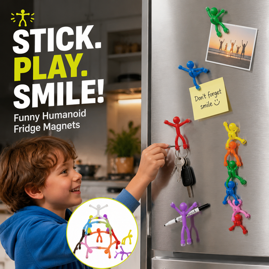 🔥50 % DE RÉDUCTION🧲 Figurines magnétiques créatives | Fixation magnétique puissante · Articulations · Anti-stress | Pour le frigo, le bureau ou le rangement