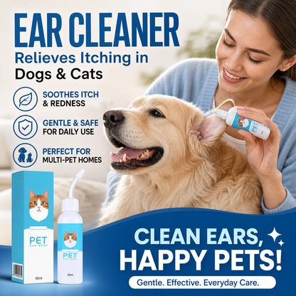 💊🛍️ -50% ! 🌱Solution Nettoyante Auriculaire pour Chiens et Chats – Soulage les Démangeaisons, Nettoie en Douceur – Extraits de Plantes Naturelles & Formule Douce – Idéale pour les Oreilles Sensibles