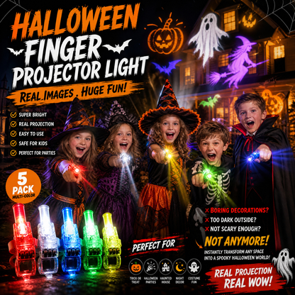 Mini lampe de doigt LED colorée