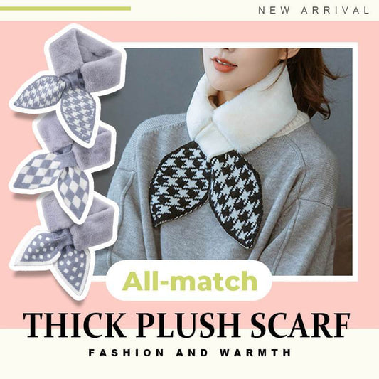 🧣 50 % DE RÉDUCTION MAINTENANT ! 🔥 Écharpe épaisse en peluche assortie à toutes vos tenues - Ultra-douce et chaude, parfaite pour un style hivernal et un confort optimal ❄️