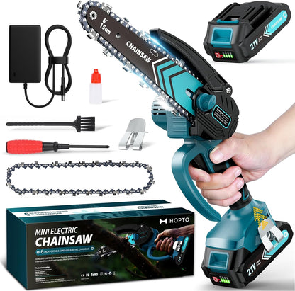 🎁Nouveautés 2026 : 50 % de réduction !💥 Mini tronçonneuse sans fil 6 pouces avec 2 batteries🌲