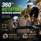 ⏳Offre spéciale à durée limitée⏰Rétroviseur pivotant à 360° – Vue dégagée vers l'arrière, fini les torticolis. Compatible vélos, vélos électriques et motos. Fixation par sangle en silicone sans outil ! 🛡️✨