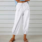💞Pantalon large à jambes droites pour femme – Coton et lin respirants, coupe flatteuse et poches pratiques 👖