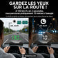 🚗💻 Affichage tête haute HUD GPS auto, compteur de vitesse numérique clair, projection simple sur pare-brise pour la conduite ✨