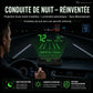 🚗💻 Affichage tête haute HUD GPS auto, compteur de vitesse numérique clair, projection simple sur pare-brise pour la conduite ✨
