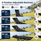 🪑 50% DE RABATT ! 🌿 Trgbarer verstellbarer Klappstuhl für Außenbereich – Léger, stable et pratique – Idéal pour le jardin, le camping, la plage ou la terrasse – un transport et une construction simples 🏕️✨