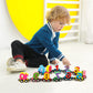 🧩 50% DE RÉDUCTION SOLDES! ✨ Puzzle Magnétique Chiffres & Lettres avec Voiture en Bois - Jeu Éducatif pour Apprendre l'Alphabet et les Nombres 🚗🔤