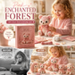🎀50 % DE RÉDUCTION🎁Kit de patchwork en feutrine à faire soi-même Forêt enchantée rose