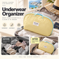 🧳💕 Organisateur de voyage portable pour sous-vêtements – Rangement séparé pour soutiens-gorge, culottes et chaussettes