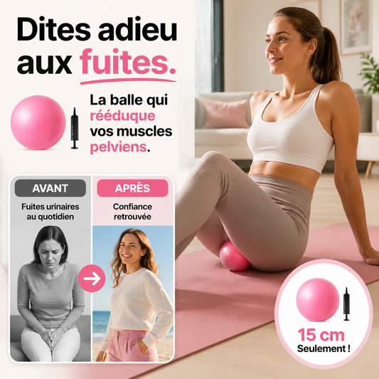 🤸‍♀️ Ballon de yoga alvéolé anti-éclatement