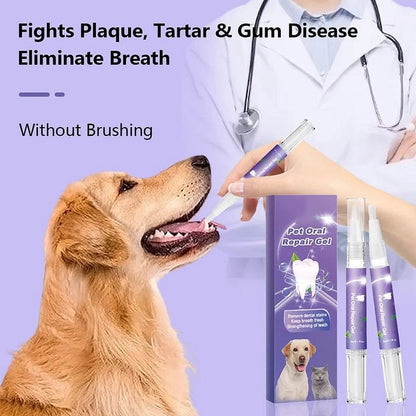 🥇ACHETEZ-EN 1, RECEVEZ-EN 1 GRATUITE🔥Brosse à dents en gel réparateur buccal pour animaux 🐱🐶