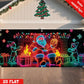 🎇🚪Bannière de Noël pour porte de garage activée par les UV, brille dans le noir🔥🎉