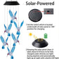 🦋 Embellissez votre jardin ✨ Carillons éoliens solaires au design d'oiseaux créatif