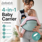 🎉 Soldes 2026 — Plus de 30 000 vendus ! 👶 Porte-bébé respirant 4 en 1 – 0-36 mois, portage ventral/dorsal/face au parent/face au monde – Confort mains libres pour le parent et le bébé ! ✨