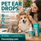 🐱🐶 Gouttes nettoyantes douces pour les oreilles des animaux de compagnie — Dites adieu aux maladies du conduit auditif externe