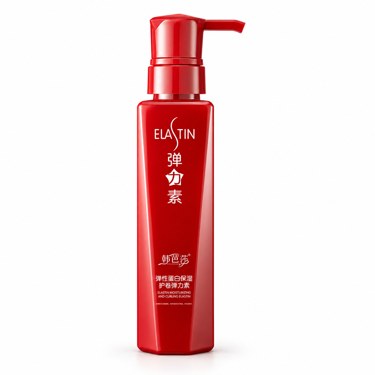 Red pump bottle of Curl Defining Styling Cream.