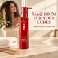 Curl Defining Styling Cream presented as part of an everyday styling ritual.