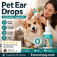 🐱🐶 Gouttes nettoyantes douces pour les oreilles des animaux de compagnie — Dites adieu aux maladies du conduit auditif externe