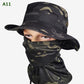 Chapeau de pêche et masque de camouflage 2 en 1