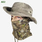 Chapeau de pêche et masque de camouflage 2 en 1