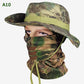 Chapeau de pêche et masque de camouflage 2 en 1