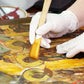 ⏳Spécial à durée limitée⏰Peinture dorée à base d'eau résistante aux intempéries💛