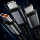 🔌 ACHETEZ 2, OBTENEZ 1 GRATUIT! ⚡ Câble de Charge Super Rapide 3-en-1 – Transparent, lumineux & compatible multi-appareils – Charge rapide et stylée au quotidien 📱