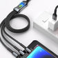 🔌 ACHETEZ 2, OBTENEZ 1 GRATUIT! ⚡ Câble de Charge Super Rapide 3-en-1 – Transparent, lumineux & compatible multi-appareils – Charge rapide et stylée au quotidien 📱