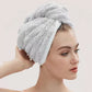 🔥Vente chaude 45% de réduction🔥Capuchon de serviette de séchage de cheveux avec bouton