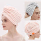 🔥Vente chaude 45% de réduction🔥Capuchon de serviette de séchage de cheveux avec bouton