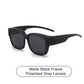 Lunettes de soleil de protection polarisées UV à double usage