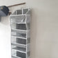 🏠 PROMO LIMITÉE -52% ! 📦 Organisateur Suspendu 5 Étagères Grande Capacité – Poches Maille, Flexible & Tissu Résistant Durable 🌿